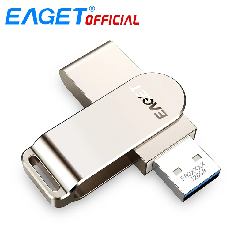 Цена EAGET F60 128G font b USB b font флеш накопитель font b USB b font 3,0 font b USB b font флеш накопитель высокоскоростной флеш накопитель мини флеш накопитель карта памяти