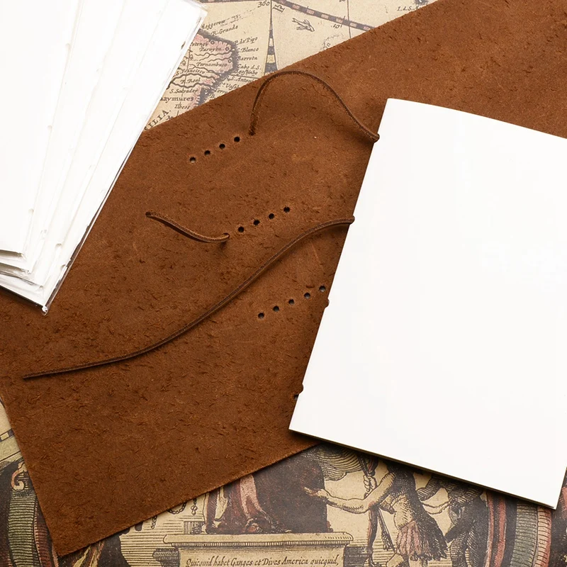 Leather Magazine Travel Notebook Handmade Vintage Leather Bound Writing