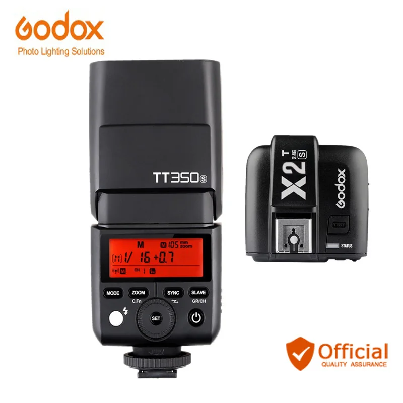 Godox Mini Speedlite TT350S вспышка для камеры TTL 2 4 GHSS + передатчик Sony DSLR a6000 a6300 a6500 a7 a7s a7r a7m a7sm ii
