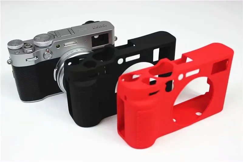 Armatura In Silicone Della Cassa Della Pelle Del Corpo Della Protezione Della Copertura Per Fujifilm Fuji X100V X100V Di Protezione Della Copertura De