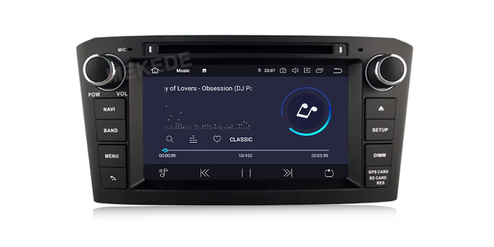 Perfect 7" HD2Din Android 9.0 Car Radio GPS Navigation Multimedia Stereo DVD Player For Toyota Avensis T25 2003-2008 Auto Video Headunit 27