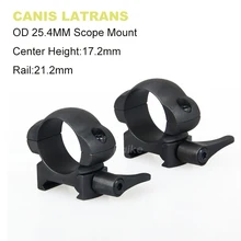 PPT тактический прицел крепление QD 25,4 мм крепление для прицела подходит для 21,2 мм Пикатинни Центр высота 17,2 мм gs24-0159