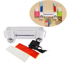 Профессиональный практичный Антибактериальный УФ-светильник, ультрафиолетовая зубная щетка, дозатор, стерилизатор, держатель для ванной зубной щетки, очиститель с 2 чашками