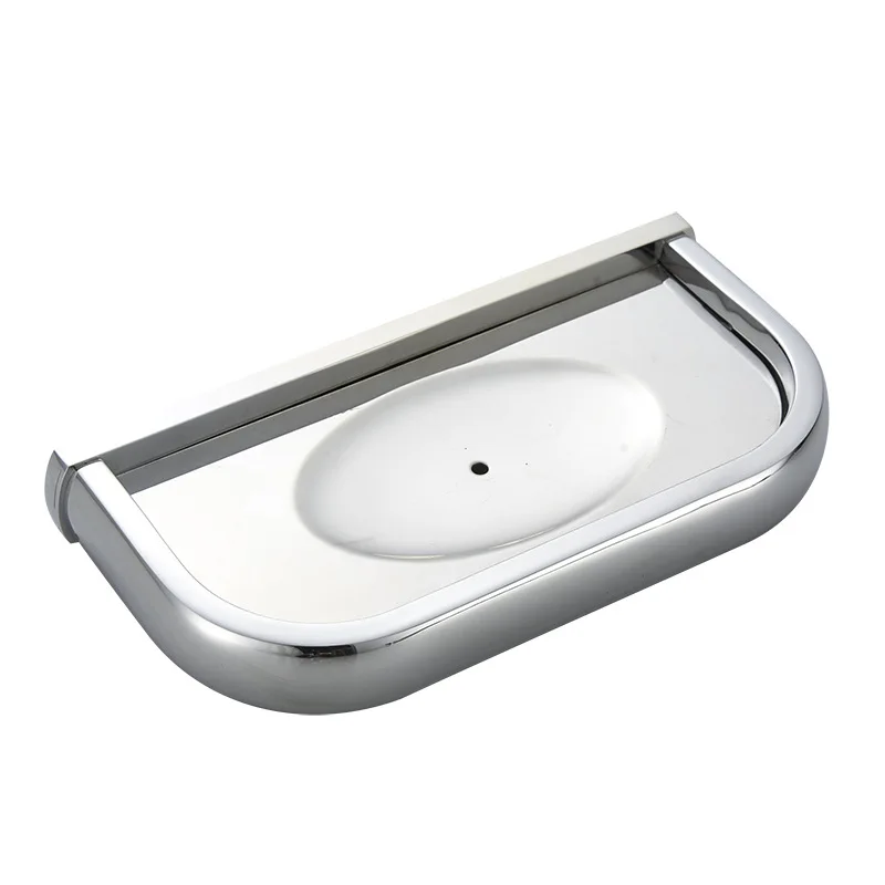 

Base Copper Stainless Steel Soap Holder Bathroom Simple Ark Soap Dish Bathroom Rack Electrochromism