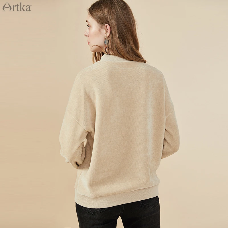ARTKA 2020 Autumn New Women Sweatshirt Fashion
