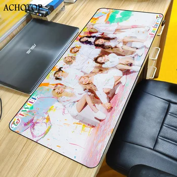 

Twice Mina Momo Kpop Comfort Mouse Mat Gaming Mousepad xl Speed Keyboard Mouse mat Laptop PC notebook desk pad