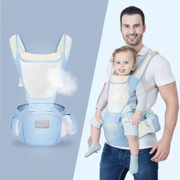 

Breathable Ergonomic Baby Carrier Backpack Portable Infant Baby Carrier Kangaroo Hipseat Heaps Baby Sling Carrier Wrap