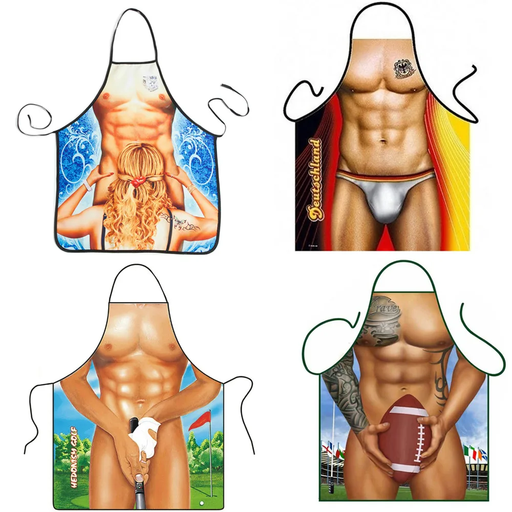 3D Funny Aprons Sexy Naked Man & Women Apron Dinner BBQ Party Cooking Apron Adult Baking Accessories Funny Gifts For Men 3D Funny Aprons Sexy Naked Man & Women Apron Dinner BBQ Party Cooking Apron Adult Baking Accessories Funny Gifts For Men