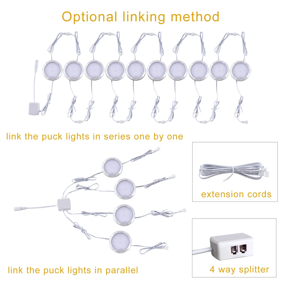 linkable puck lights 10