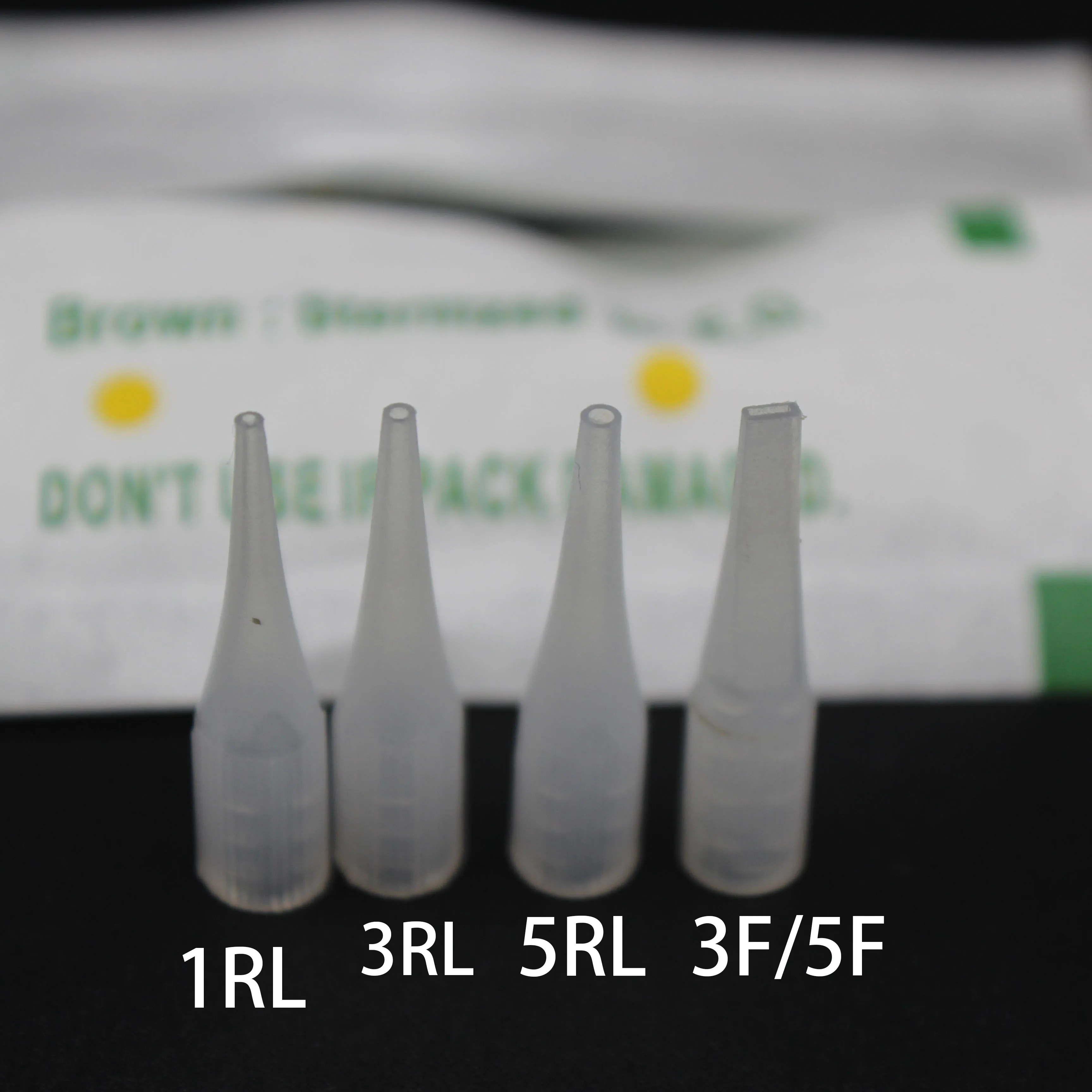 1000pcs Individual Packed Eyebrow Tattoo Tip Plastic Giant Sun Needle Cap For Permanent Makeup Eyebrow Lip Tattoo Machine