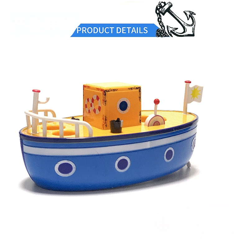Свинка Пеппа Парусный Корабль игрушки DiY Модель Джордж семья Аниме Фигурки игрушки Набор Фигурки игрушки для детей подарки на день рождения Рождество