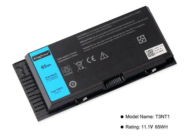 KingSener T3NT1 ноутбук Батарея для DELL Precision M6600 M6700 M6800 M4800 M4600 M4700 FJJ4W PG6RC R7PND FV993 11,1 V 65WH