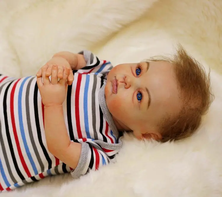 Super Ture bebe reborn новорожденный живой ребенок реборн силиконовые куклы игрушки 2" 55 см бутик reborn коллекция кукла подарок