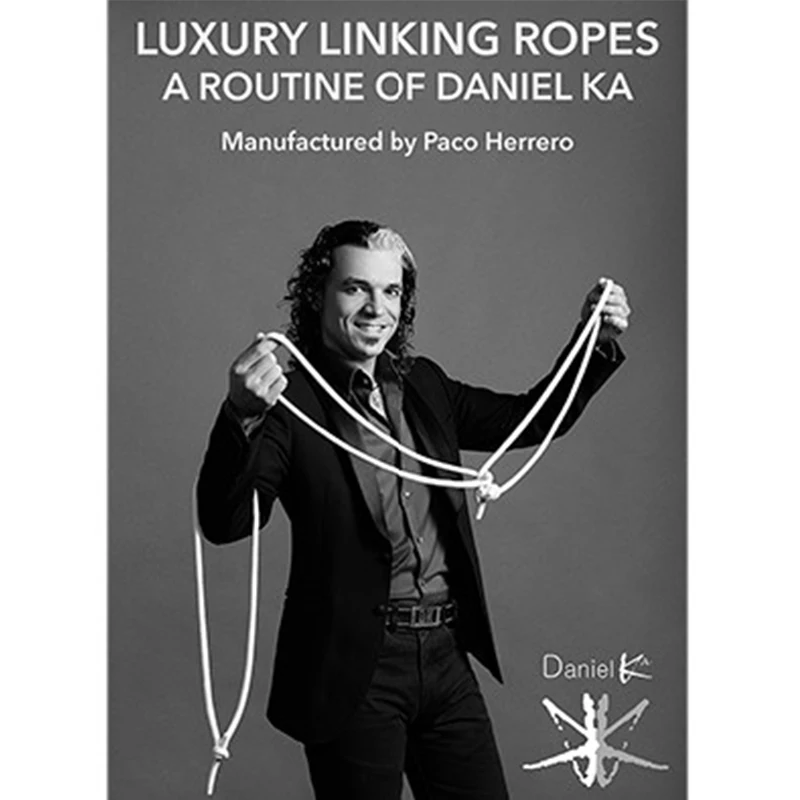 

Daniel Ka'S Linking Ropes Magic Tricks Three Knotted Loops Rope Magia Magician Stage Illusions Funny Gimmick Mentalism Funny