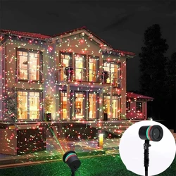 Lampe LED d'extérieur, éclairage d'ambiance de scène, décoration de maison, imperméable, projecteur de cierges de jardin en mouvement, éclairage de fête de noël 