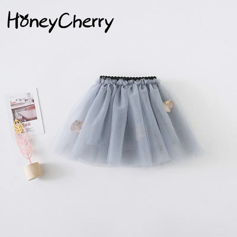 

New Korean Children's Garment In Spring And Autumn Screen Cake Skirt Girl Stereo Butterfly Garment Skirt Half Skirt