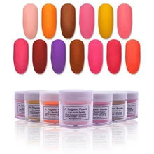 Lamemoria погружающийся порошок новейший Блестящий Блеск для ногтей Dip порошок Матовый верхний слой градиентный цвет блеск для ногтей порошок