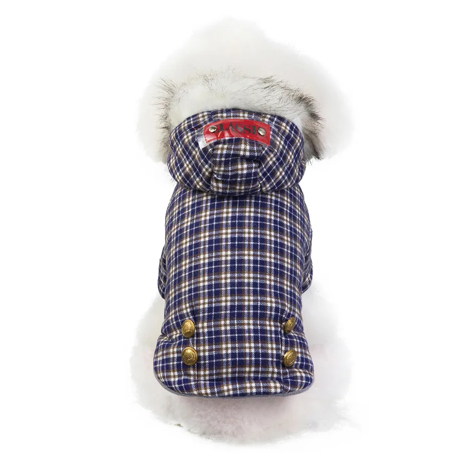 Теплая одежда для домашних животных, одежда для собак из хлопка для русской зимы, утепленная куртка, пальто, костюмы с капюшоном, одежда для маленьких щенков, одежда для собак XXL, дешево