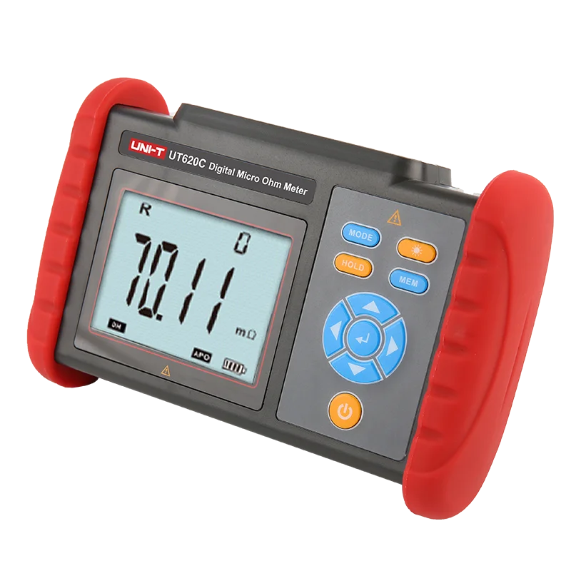 UNI-T Digital Meter DC Low Resistance UT620C Milliohm Meter DC Milliohm Low Resistance Microohm Ohm Tester resistance tester