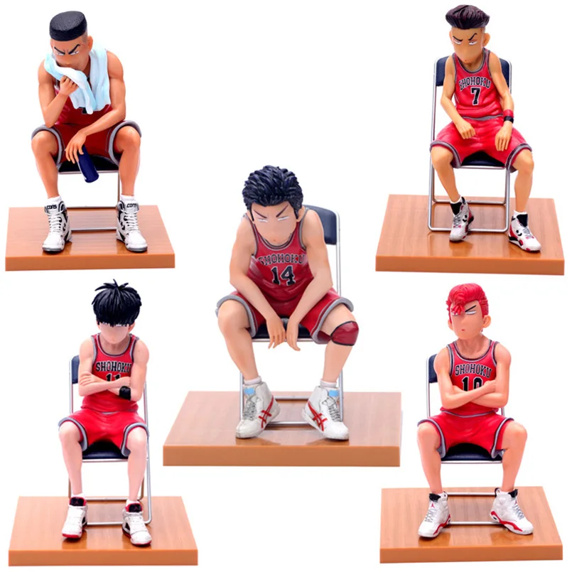 Японское аниме SLAM DUNK табурет Mitsui Hisashi Sakuragi Hanamichi Kaede Rukawa ПВХ фигурка игрушки