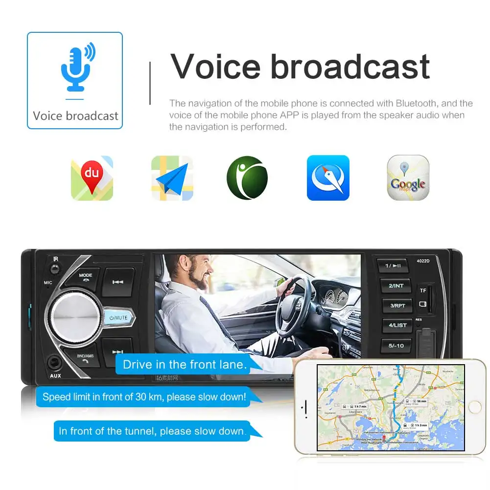 Автомобильная Радио Авто аудио стерео 4 1 &quotдюймов Din FM Bluetooth Камера заднего вида