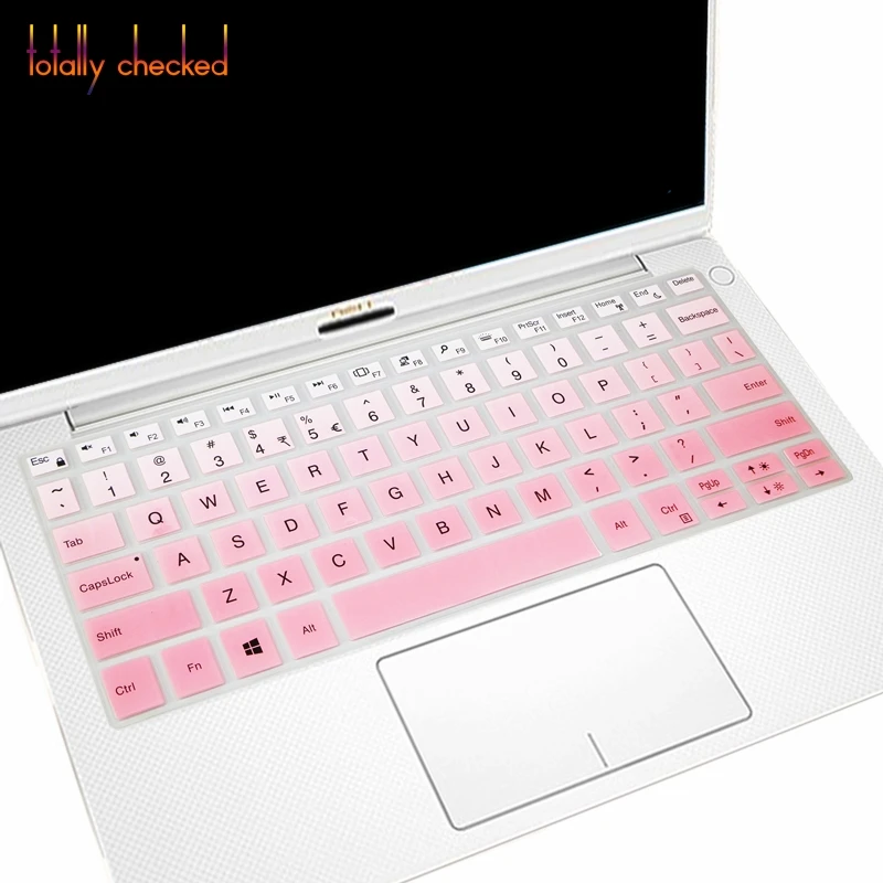 For dell xps13 9380 9385 Silicone Keyboard cover Skin For dell xps 13 3-9380 13-9385 - Цвет: fadepink