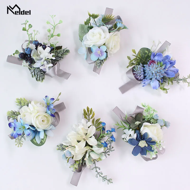 wedding Wrist Corsage Bracelet wrist flower  (44)