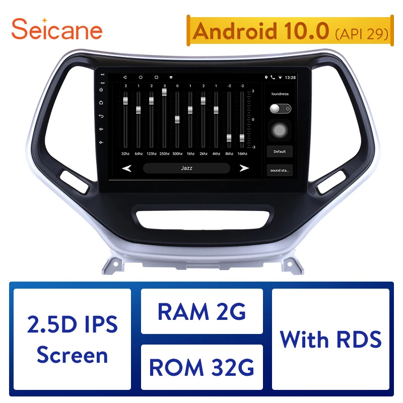 Seicane 9 дюймов Android 10 0 для 2016 Jeep Grand Cherokee автомобильный GPS плеер радио Поддержка