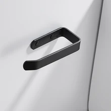 Black Paper Holder Space Aluminum Toilet Paper Towel Holders WC Kitchen Bath Room Papers Roll Holder Bathroom Hardware