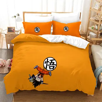 

Dragon Ball Z 3d Bedding Set Duvet Covers Pillowcases Anime Super Saiyan Children Room Decor Comforter Bedding Sets Bed Linen 2