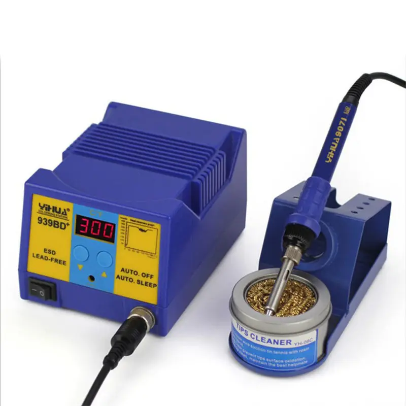 Wuxi anti-statische löten station 939BD + 75W Intelligenz PCB Löten Station 75W High Power Eisen Lö
