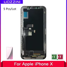 5 шт. 5," lcd s для iPhone X 1:1 идеально супер TFT ЖК-дисплей сенсорный экран дигитайзер сборка Замена