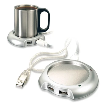 

4 Port USB Hub Tea Coffee Drink Cup Warmte Warmer Heater Melk Koffie Mok Warme Drank Dranken Cup