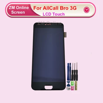 

For AllCall Bro 3G Smartphone LCD Display With Touch Screen Digitizer Assembly Replacement With Tools+3M Sticker