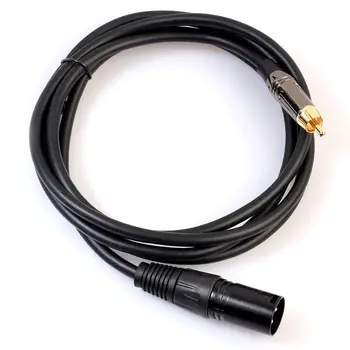 

REXLIS Doppia Schermatura RCA A Doppia xlr Maschio Cavo Audio per Microfono Amplificatore Mixer Console di Mixaggio RCA A XLR Ma