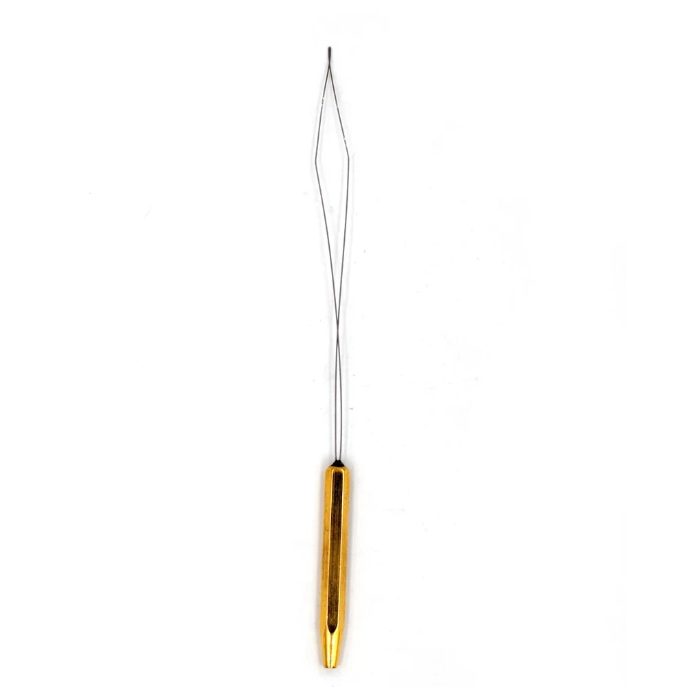 1PCS Brass Bobbin Threader Fly Fishing Tying Thread Half Bug Binding Tools | Спорт и развлечения