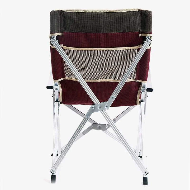 

Outdoor leisure chair, super light aluminum alloy folding chair, home portable lunch rest chair, reclining chair, fishing chair.