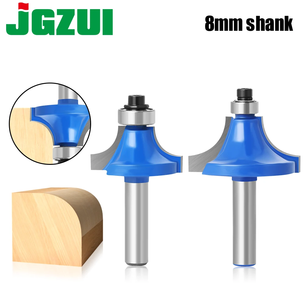 1pcsBit-Round-Over-Edge-Forming-Router-Bit-Set-8-Shank-Woodworking ...