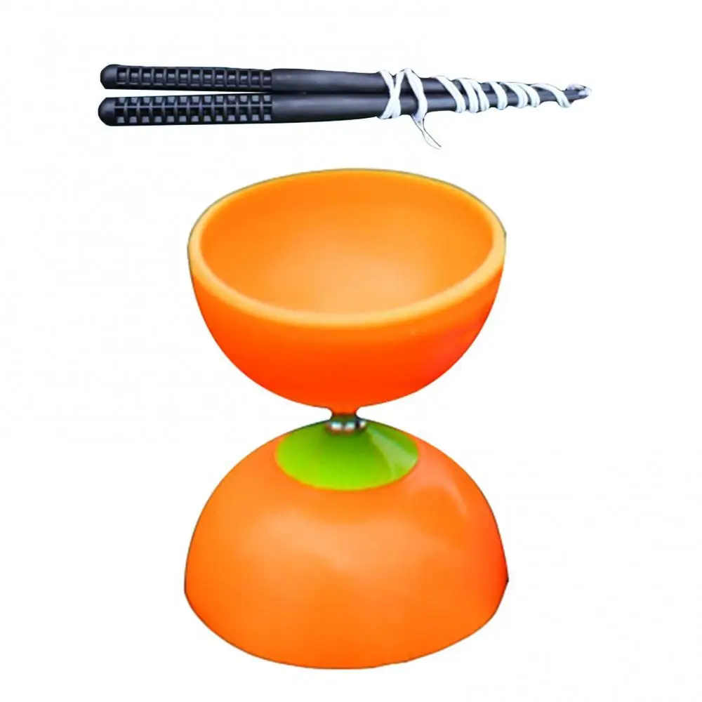 

Funny Chinese YOYO 3 Bearing Clutch Diabolo Set Kids Metal Sticks String Bag Toys Диаболо