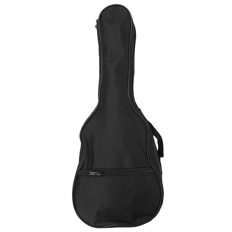 Гавайские гитары укулеле Gig Bag мягкий удобный наплечный чехол с ремнями черный для 21 дюймов Uke