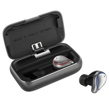 

True Wireless bluetooth 5.0 Mini Earphone IPX7 Waterproof Sports Earbuds Binaural Stereo HiFi Headset With 2600mAh Charging Box