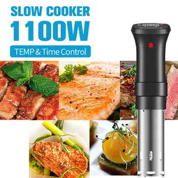 

Vacuum Slow Sous Vide Food Cooker 20L 1100W Powerful Immersion Circulator Machine LCD Digital Timer Display Stainless Steel