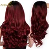 Good Buy AISI BEAUTY Ombre Long Wavy Red Wigs Blonde Cosplay Synthetic Wigs Female Daily Party Heat Resistant Grey Brown Black False Hair 4000389692533