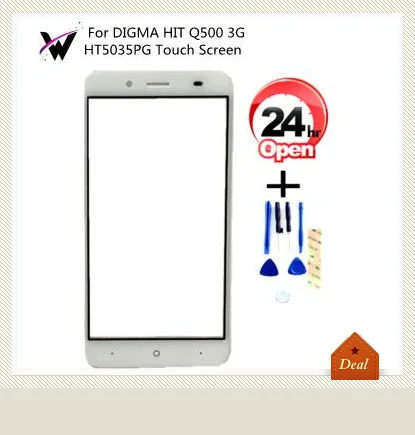 Кодирующий преобразователь сенсорного экрана в сборе для DIGMA HIT Q500 3G HT5035PG сменный