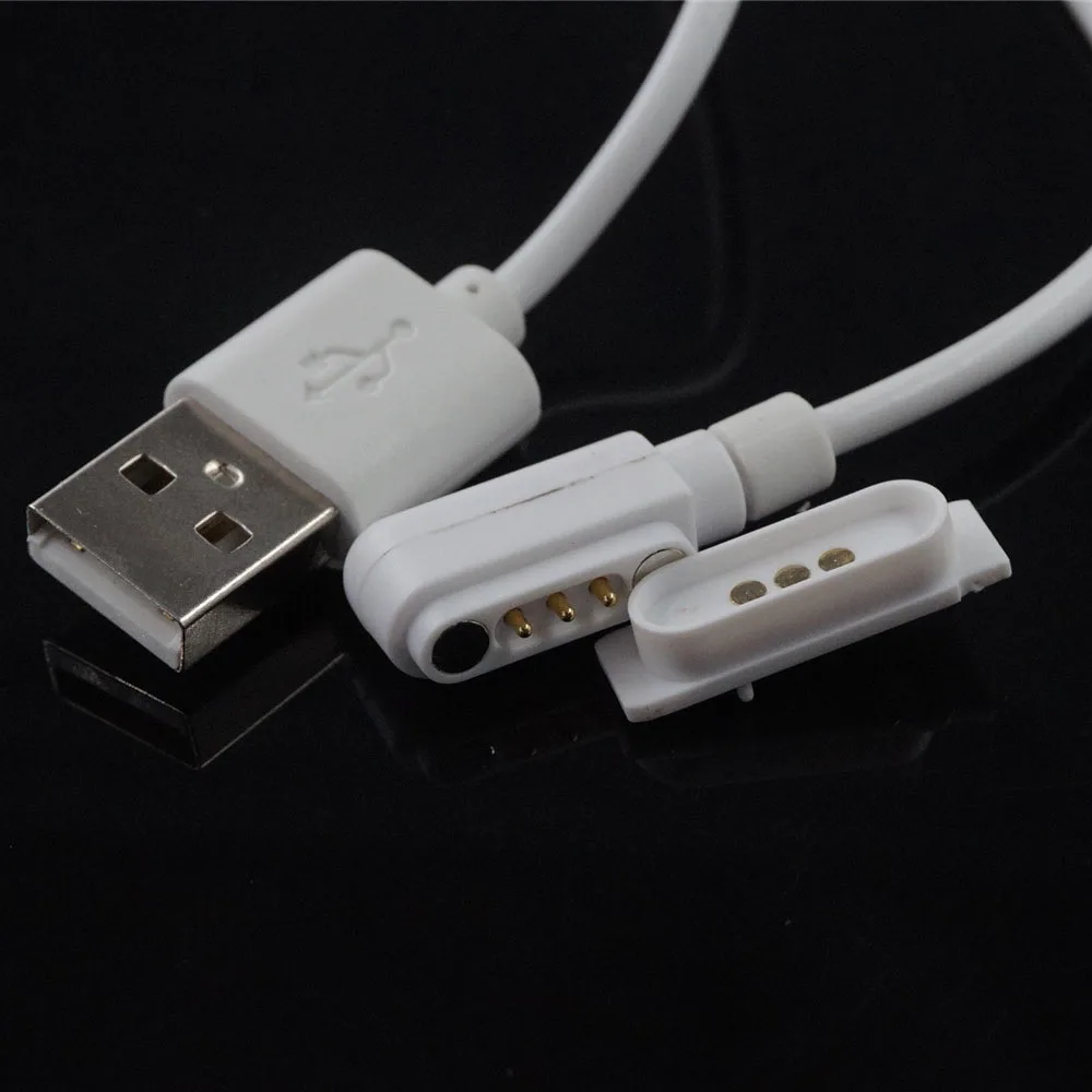 1 комплект магнитных разъемов Pogo USB кабель м 3 контакта 2 54 мм с пружинным