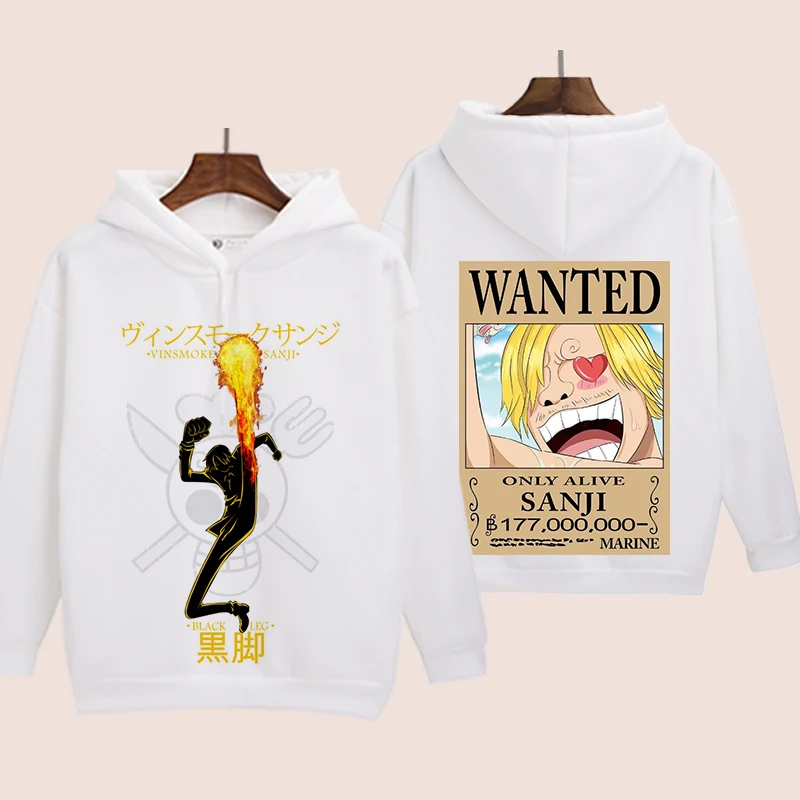 One Piece Hoodie Japanese Anime Hoodies Men Women The Pirate King Luffy Hooded Sweatshirt Winter Autumn Fleece Pullover Youth Anime Costumes Aliexpress
