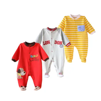 

Baby cotton romper toddler girl winter clothes baby girl long sleeve jumpsuit bebe warm onesie baby boy clothing