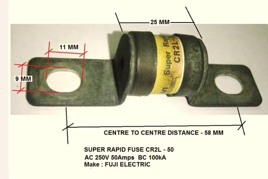Предохранители: CR2L-50/UL 50A 250 V/CR2L-16/UL CR2L-25 CR2L-30/UL CR2L-40 CR2L-63/UL CR2L-75/UL 250V aR(RGS11