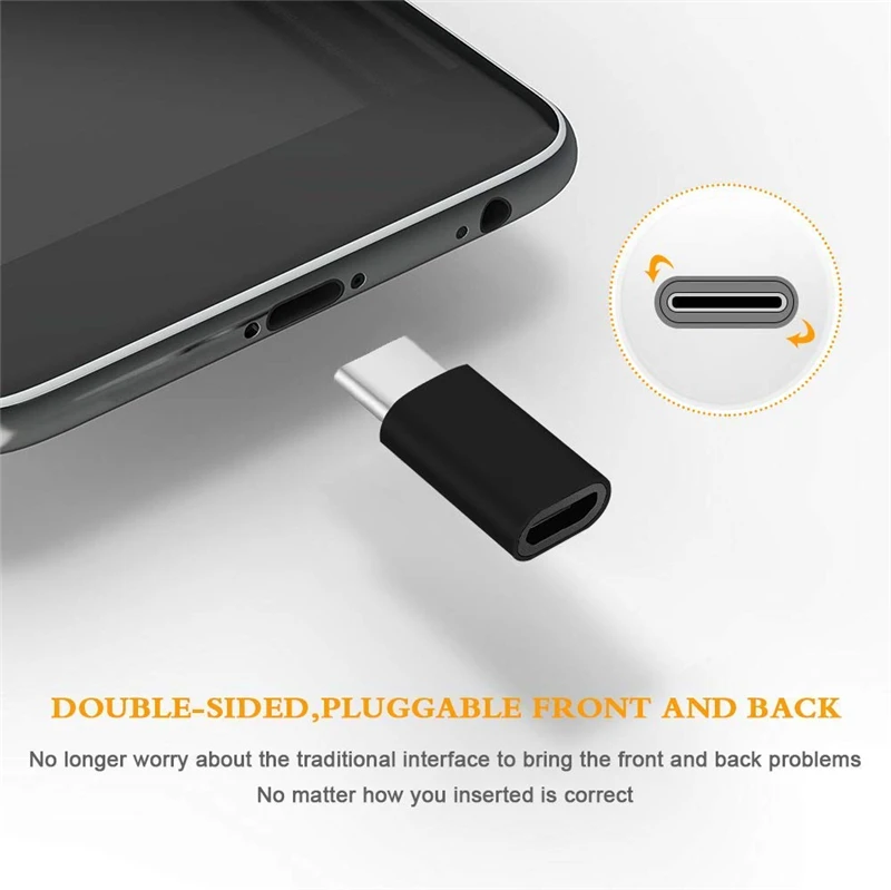 4 шт. Micro USB-type c Android телефонный кабель для huawei Sumsang Xiaomi Microusb для type c Usbc Otg адаптер для зарядки и передачи данных