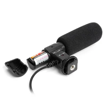 

3.5mm Professional DV Digital Stereo Vlog Recording Portable Interview Condenser External Universal Video Camera Microphone